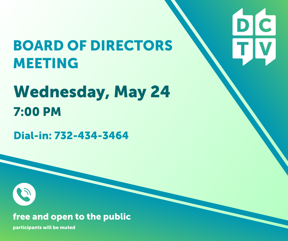 Board of Directors Meeting - May 24, 2023, 7 pm